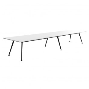 Infinity Large Boardroom Table Black Legs