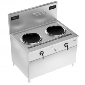 IWOK Commercial Induction Double Wok - IWOK-2