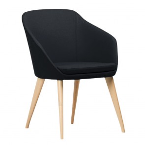 Karenlene Stylish Midback Chair Beech Legs