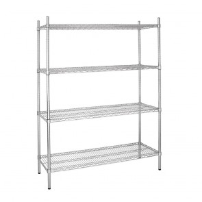 L929 Vogue Flat Pack 4 Shelf Unit - 152Wx46Dx183cmH