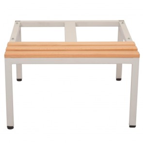 Light Oak Locker Seat & Stands