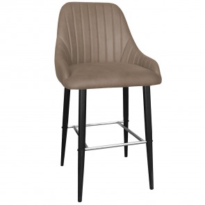 Livia Side Bar Stool Black Legs 76cm