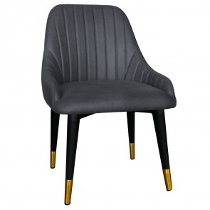 Livia Side Chair Brass Legs
