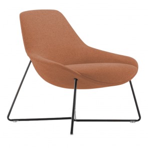 Lucari Cross Legs Lounge Chair