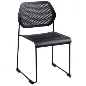 Black Frame Stackable Visitor Chair