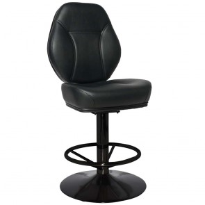 Miami Gaming Stool Black Disc Base