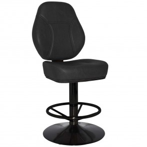 Miami Gaming Stool Black Disc Base