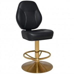 Miami Gaming Stool Black Disc Base