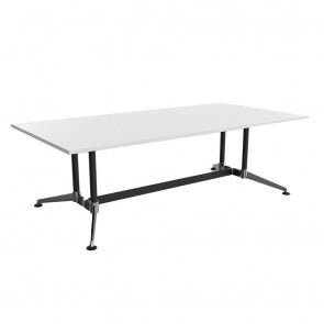 Moda Rectangular Meeting Table Chrome Legs