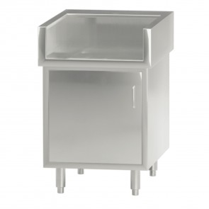 Modular System Single Door Stainless Steel Cabinet with Splash Guard WCB8-0600