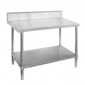Modular Systems Economic 304 Grade Stainless Steel Tables with Splashback 600 Deep - SSTable6SB-EC