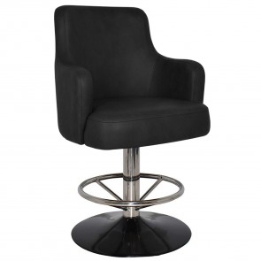 New York Gaming Stool Silver Disc