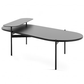 Nido Oval Coffee Table NIDO126 BL/BLK-1