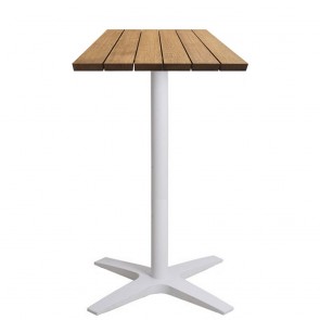 Franziska Rustic Wood Outdoor Bar Table