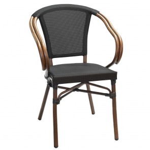 Paris Arm Chair with Fabric Seat