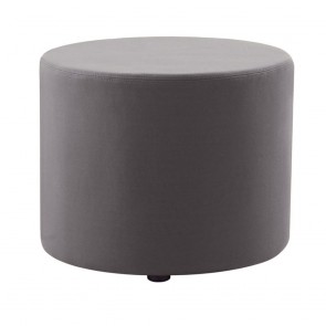 Pia Round Fabric Ottoman