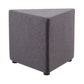 Pia Triangle Fabric Ottoman