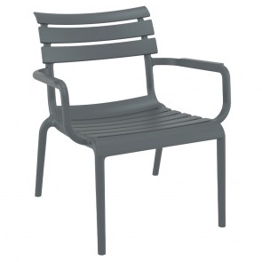 Pisa Outdoor Lounge Arm Chair Stackable