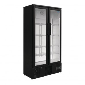 Polar Upright Back Bar Cooler Double Hinged Door