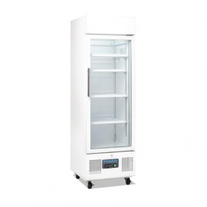 Polar Upright Display Cabinet 218Ltr White