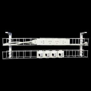Rapid Wiring Dual Tier Cable Basket 4 GPO + 4 DATA