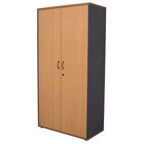 Beech Office Lockable Cupboard