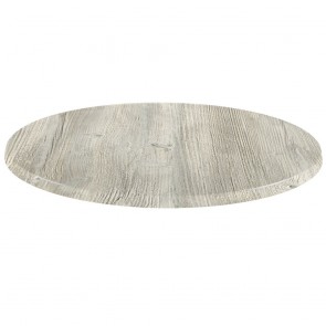 Resin Table Top Whitewash