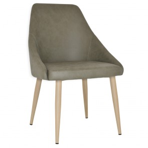 Rhea Side Chair Slim Birch Metal Legs
