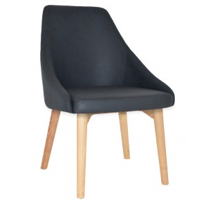 Rhea Side Chair Solid Natural Timber Legs