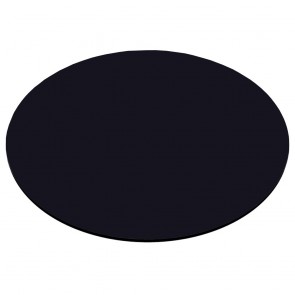 Round Compact Laminate Table Top with Contrasting Edge