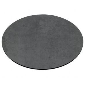 Round Compact Laminate Table Top with Contrasting Edge