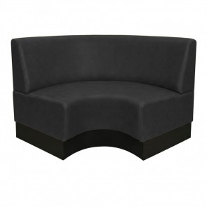 Round Corner Banquette Booth Seating
