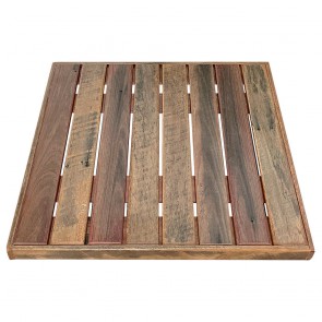 Rustic Recycled Outdoor Wood Table Top