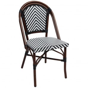 Santorini Chevron Wicker Outdoor Chair