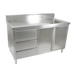 SC-6-1200R-H FED Cabinet With Right Sink SC-6-1200R-H