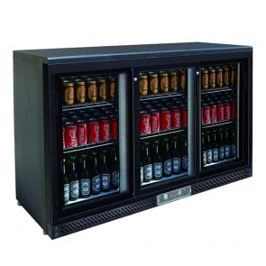 SC316SD FED Three sliding door bar cooler - SC316SD