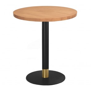 Annick II Round Oak Cafe Table