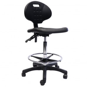 Stella Ergonomic Drafting Office Stool with Foot Ring