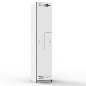 White Step Door Melamine Locker