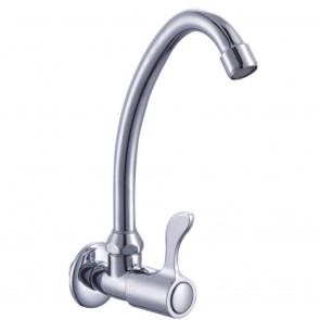 Sunmixer Wall Mounted Gooseneck Faucet With Front Handle T20139L