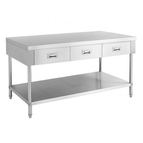 SWBD-7-1500 Work bench with 3 Drawers and Undershelf
