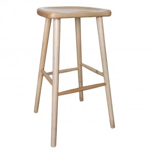 Swiss Tractor Seat Wooden Bar Stool 75cm