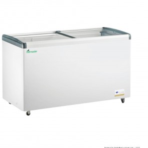 Thermaster 396L Chest Freezer with Flat Glass Sliding Lids WD396G