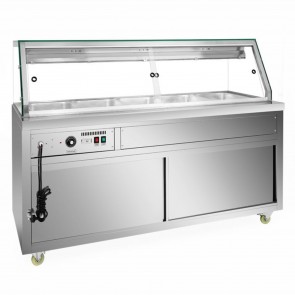 Thermaster Wet and Dry Bain Marie Display 5x1/1 GN Pans PG180FE-XG