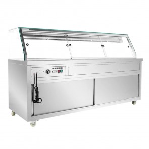 Thermaster Wet and Dry Bain Marie Display 6x1/1 GN Pans PG210FE-XG