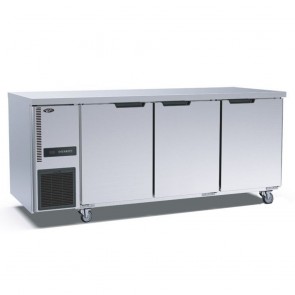 Thermaster Stainless Steel Triple Door Workbench Fridge TL1800TN-3D