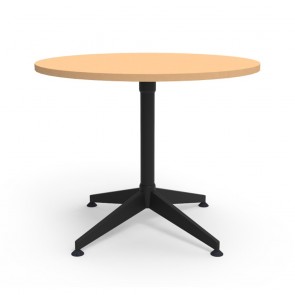 Typhoon Round Meeting Table with Black Legs