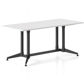 Typhoon Meeting Table with Black Legs