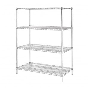 U258 Vogue Flat Pack 4 Shelf Unit - 61x152cm