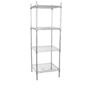 U884 Vogue Tower Display Unit 4 Shelves - 1830(H)x610(W)x610(D)mm